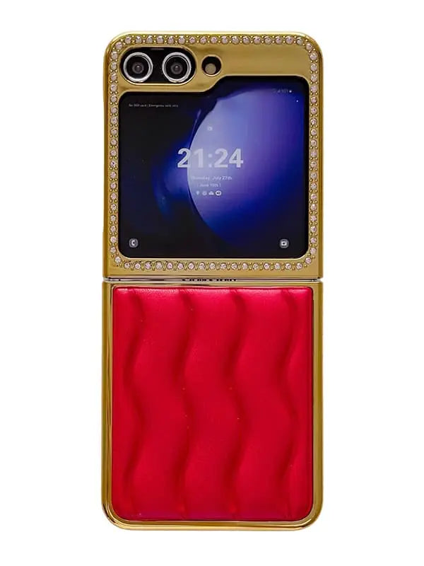 wave pattern Z Flip case