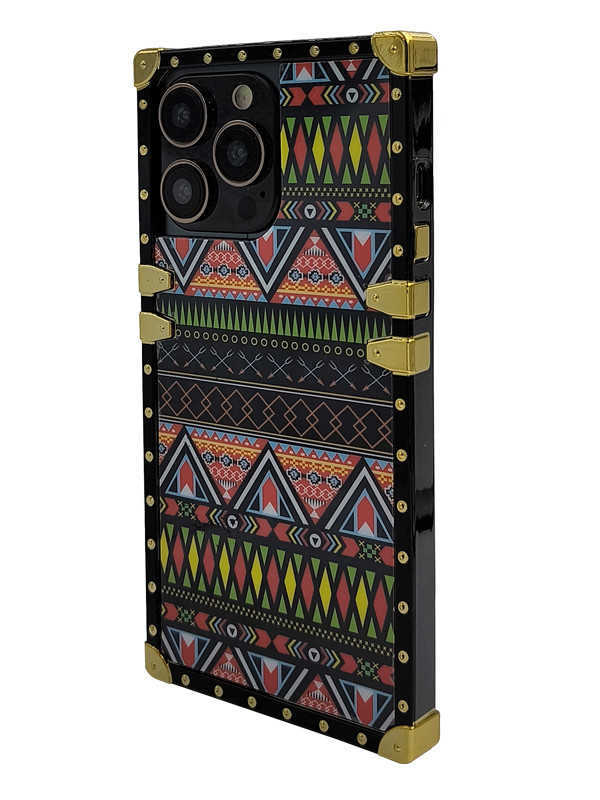 Luxury Bohemian Style Phone Case with Ring Stand