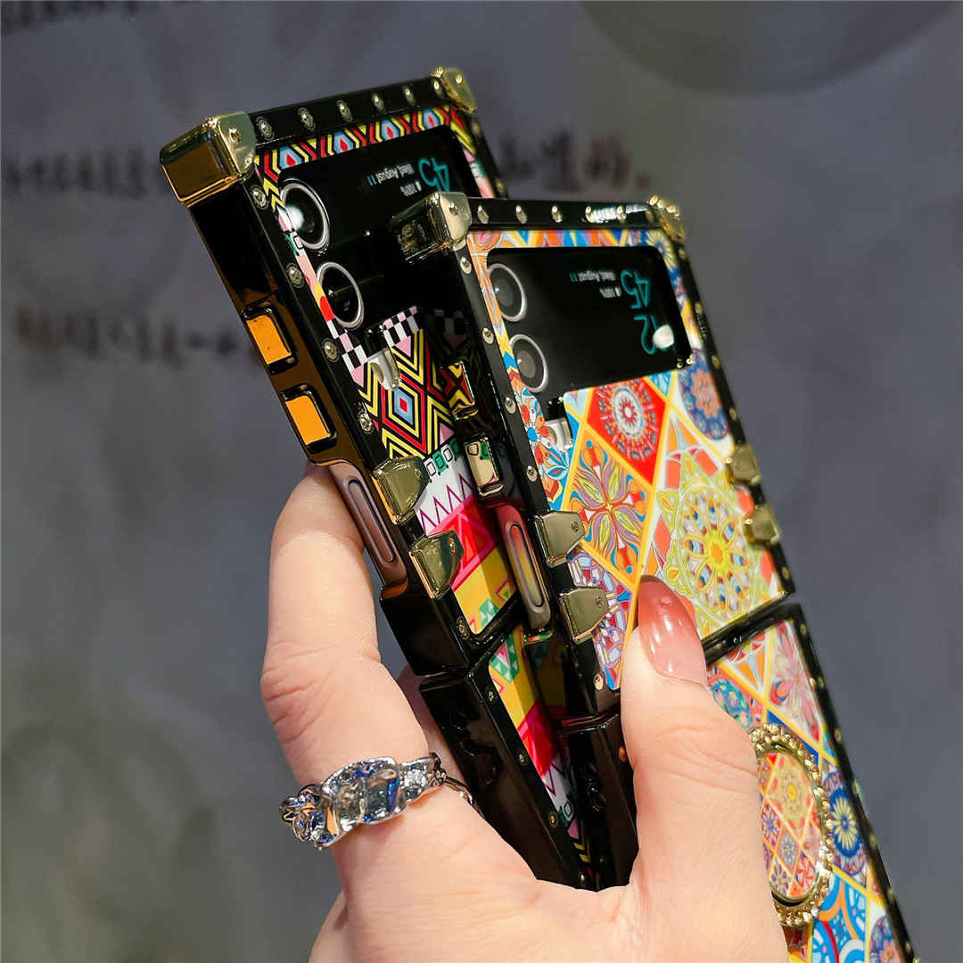 z flip 4 phone case with ring