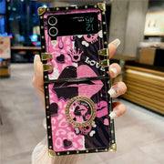 ghost love square galaxy phone case