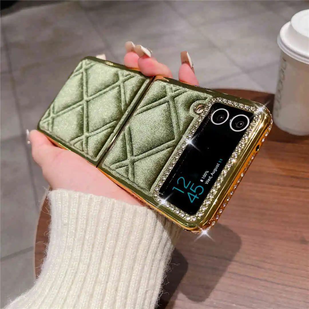 luxury samsung z flip 4 case