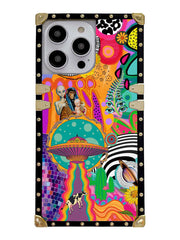 cute ufo square iphone case