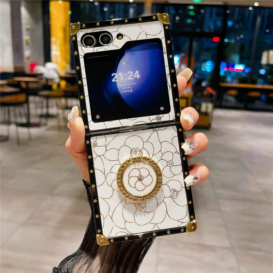 aesthetic z flip 5 case with ring