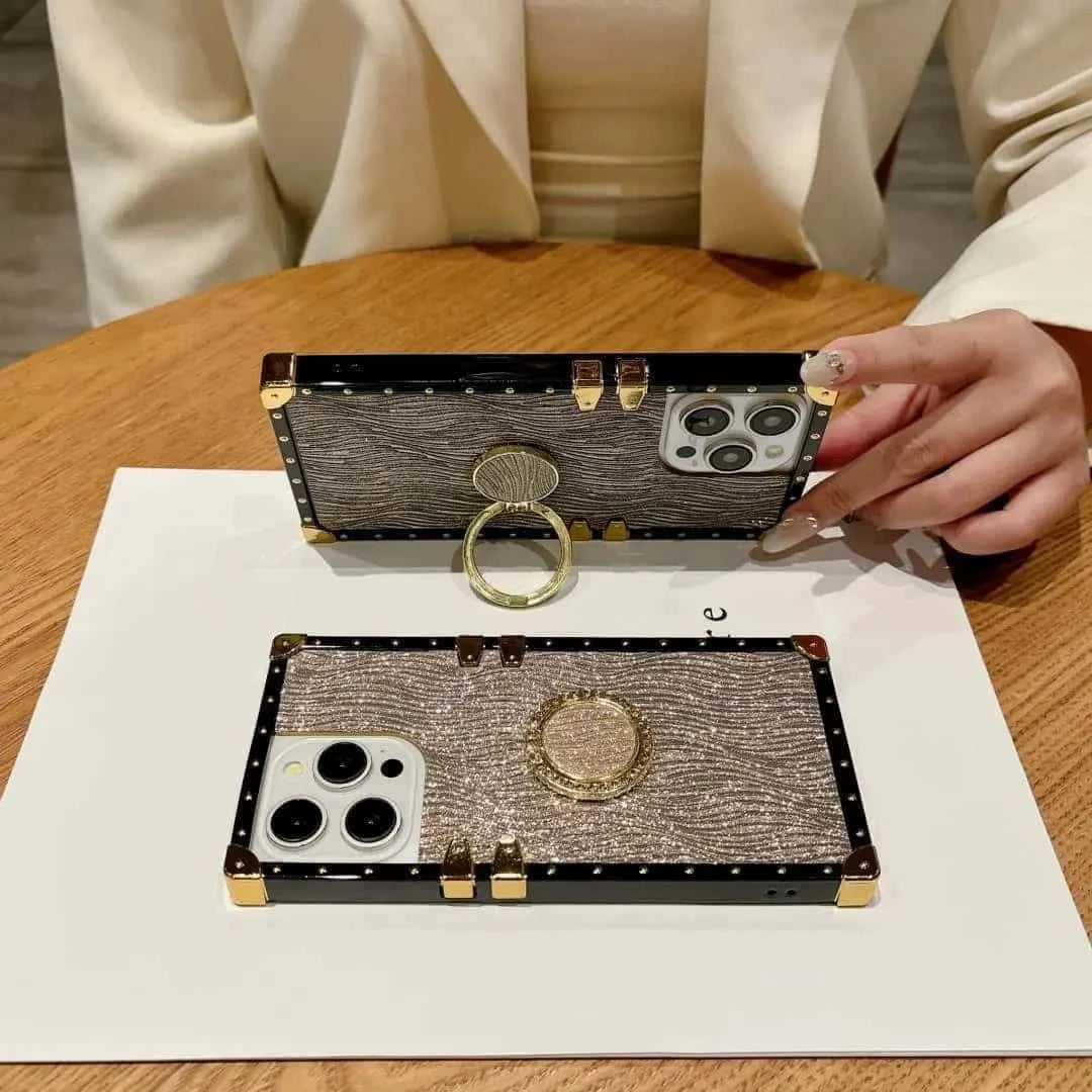 glitter cases for iphone with ring
