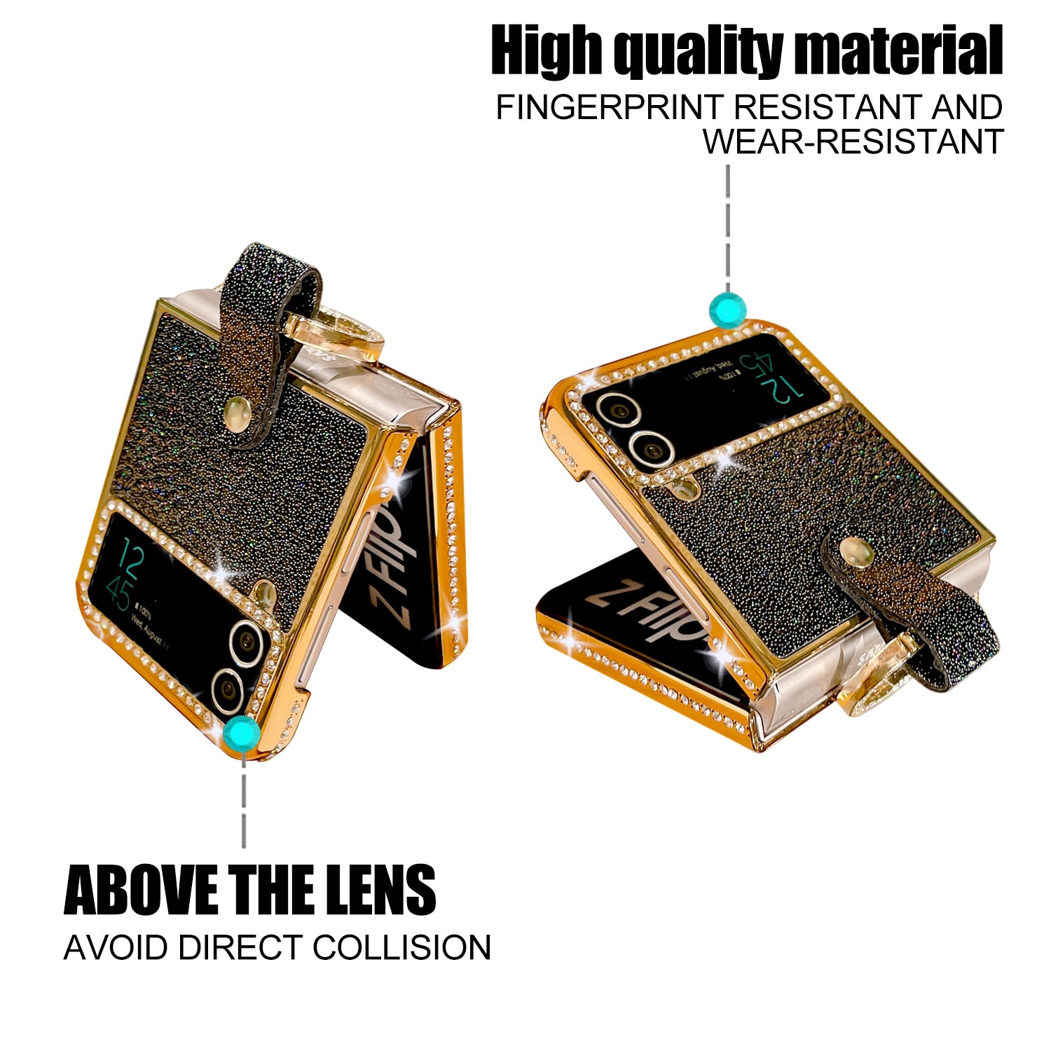 lens protective galaxy z flip 5 case