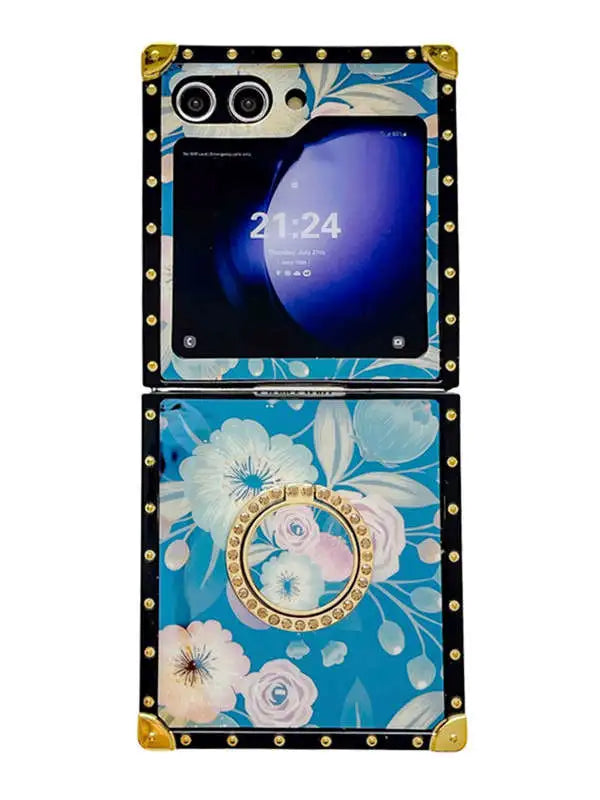 peony z flip phone case
