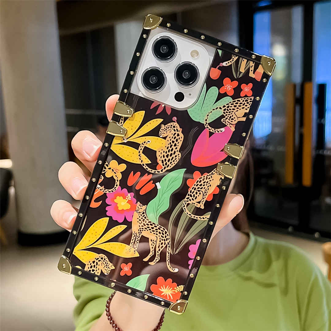 Cheetahs Square iPhone Case