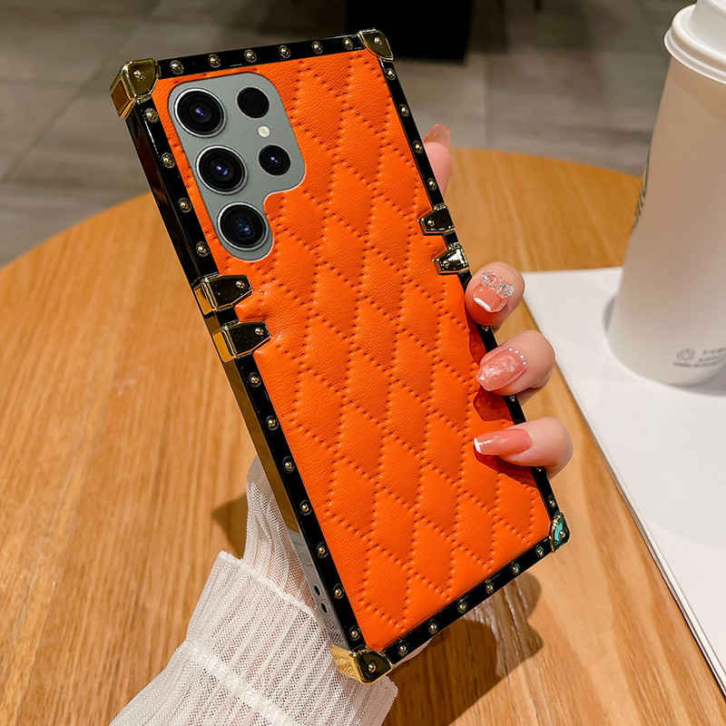 diamond pattern soft galaxy phone case