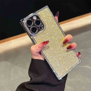 gold glitter iPhone case