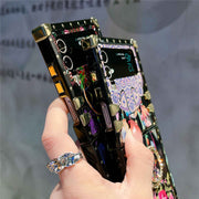 luxury z flip phone case