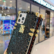 glitter square iphone 15 pro max case