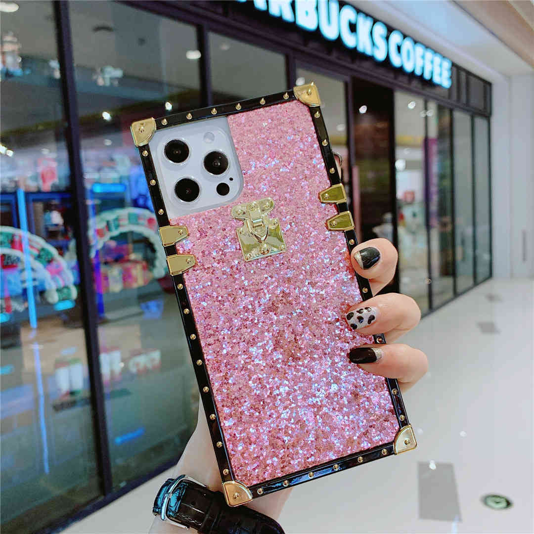 pink glitter iphone case