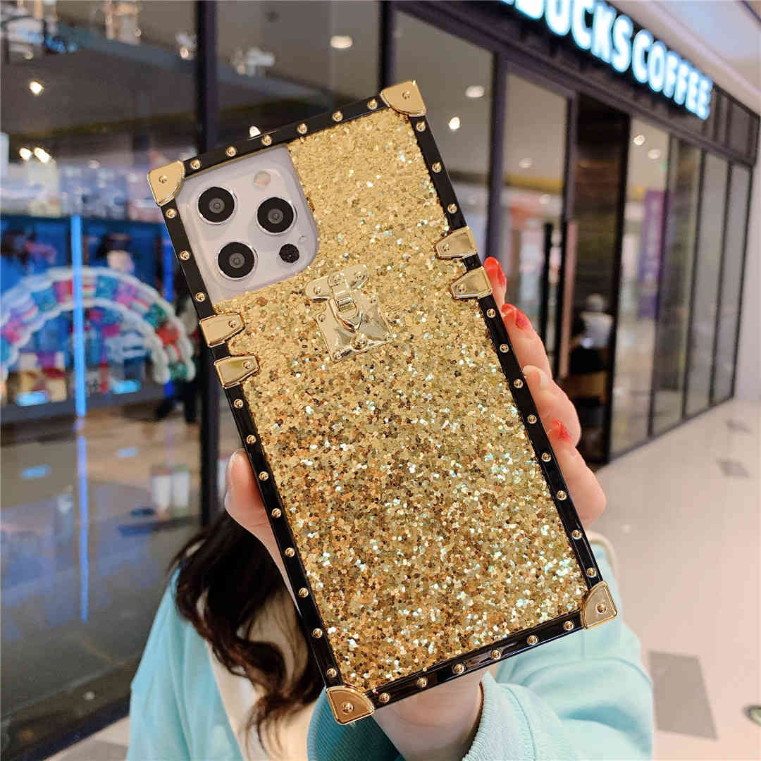 gold glitter iphone case