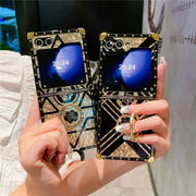 glitter galaxy z flip 5 cases