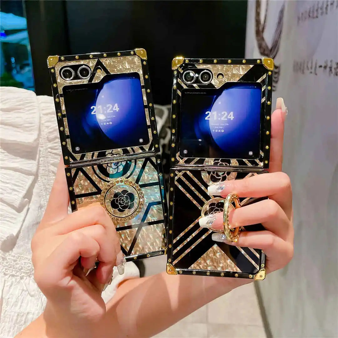 glitter galaxy z flip 5 cases