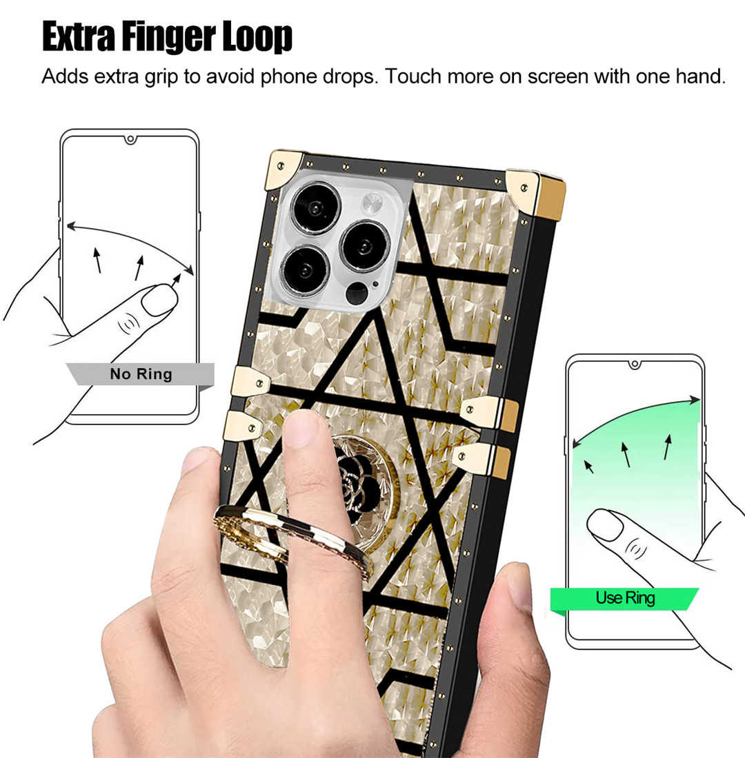 MODA phone case with finger loop