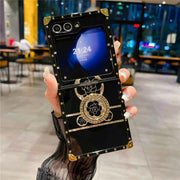 elegant galaxy z flip phone case