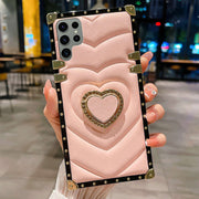 pink leather galaxy s23 ultra cover
