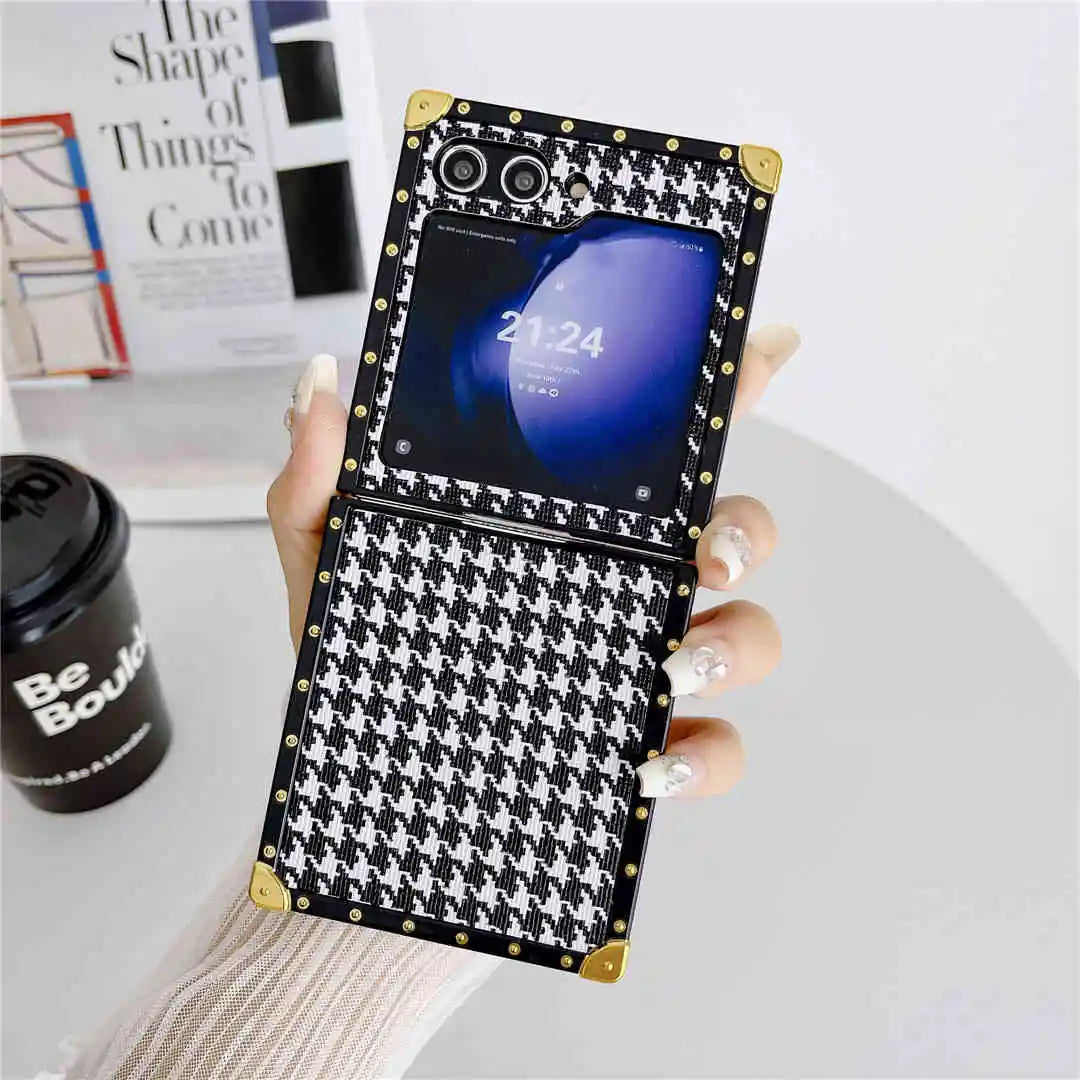 houndstooth samsung phone case