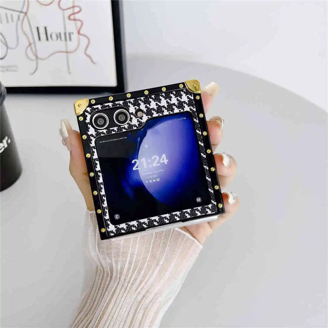 luxury galaxy z flip 6 case