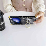 luxury galaxy z flip 5 case with stand
