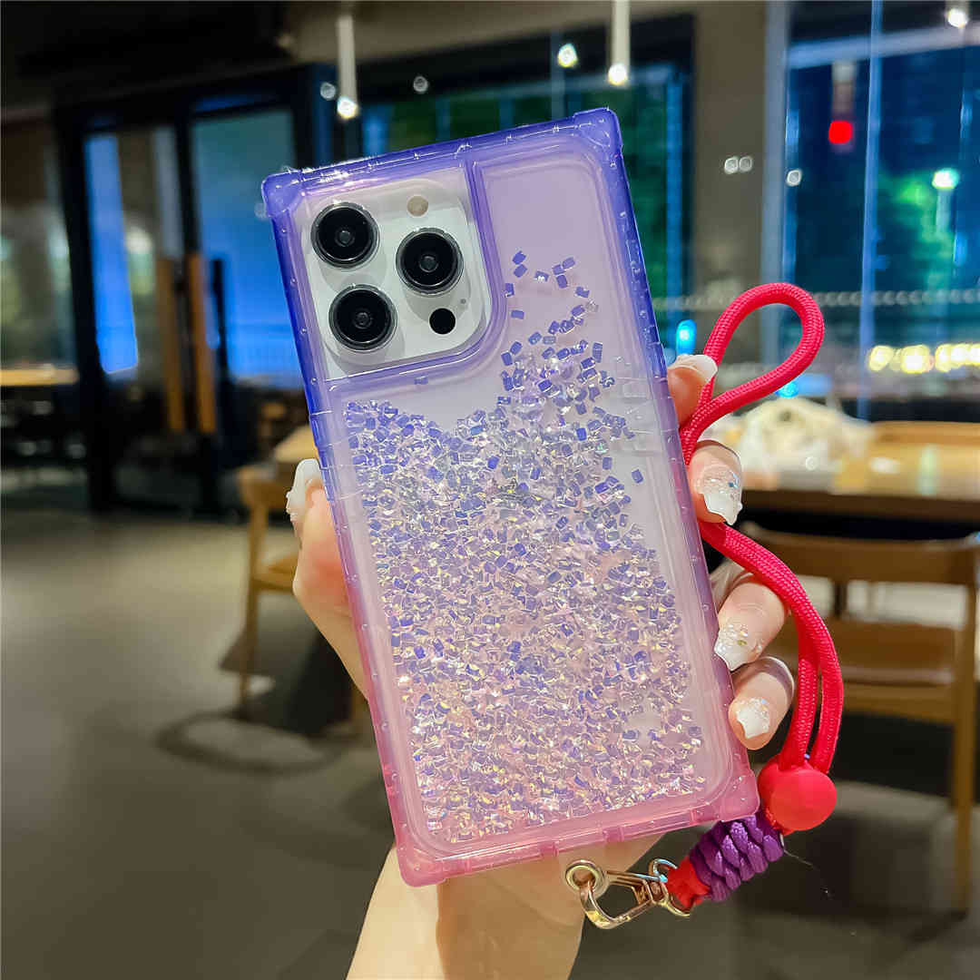 liquid glitter phone case