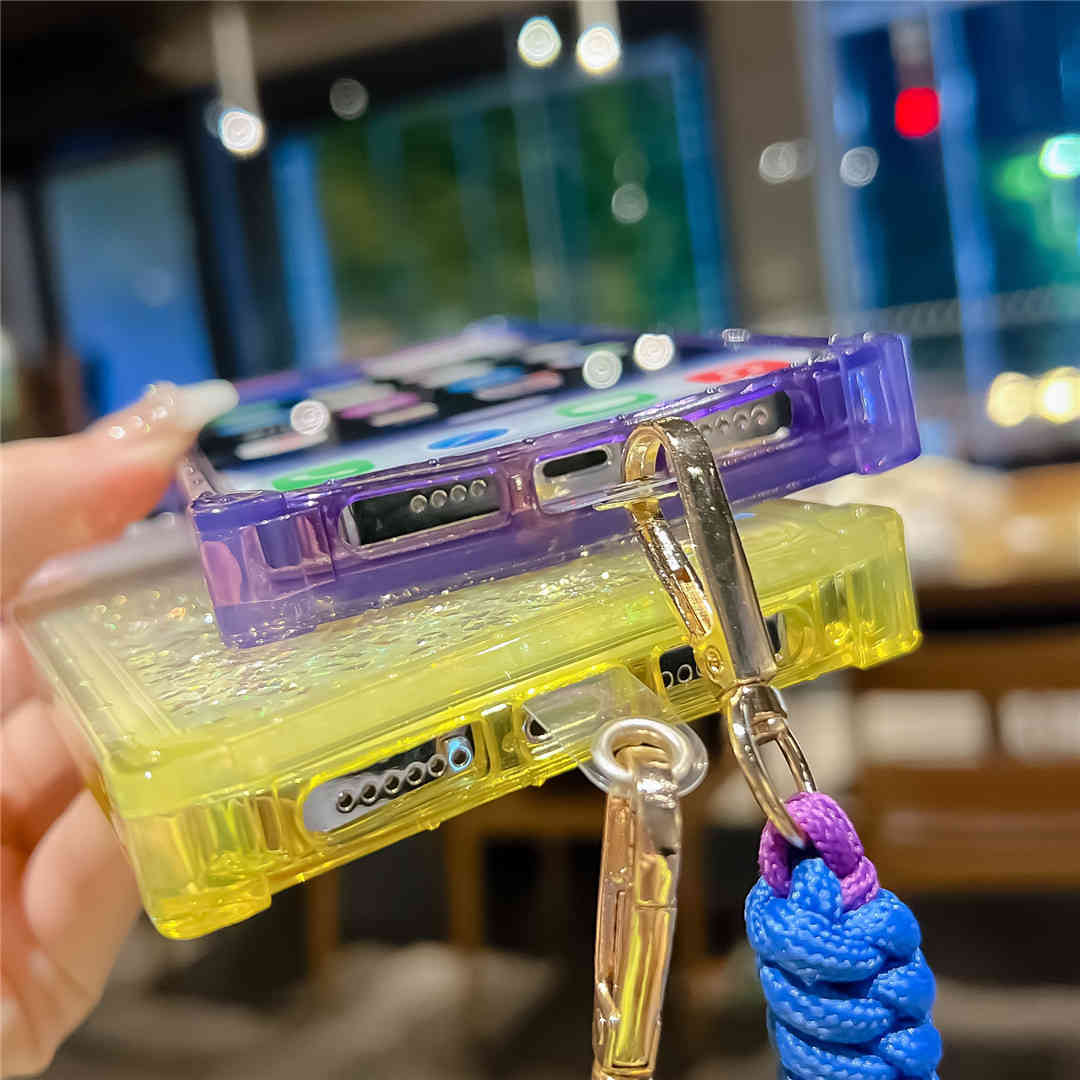 liquid glitter phone case