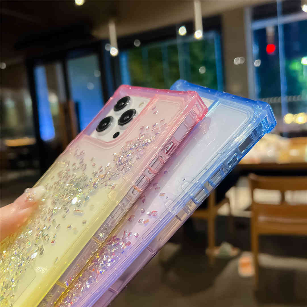 water glitter iphone case
