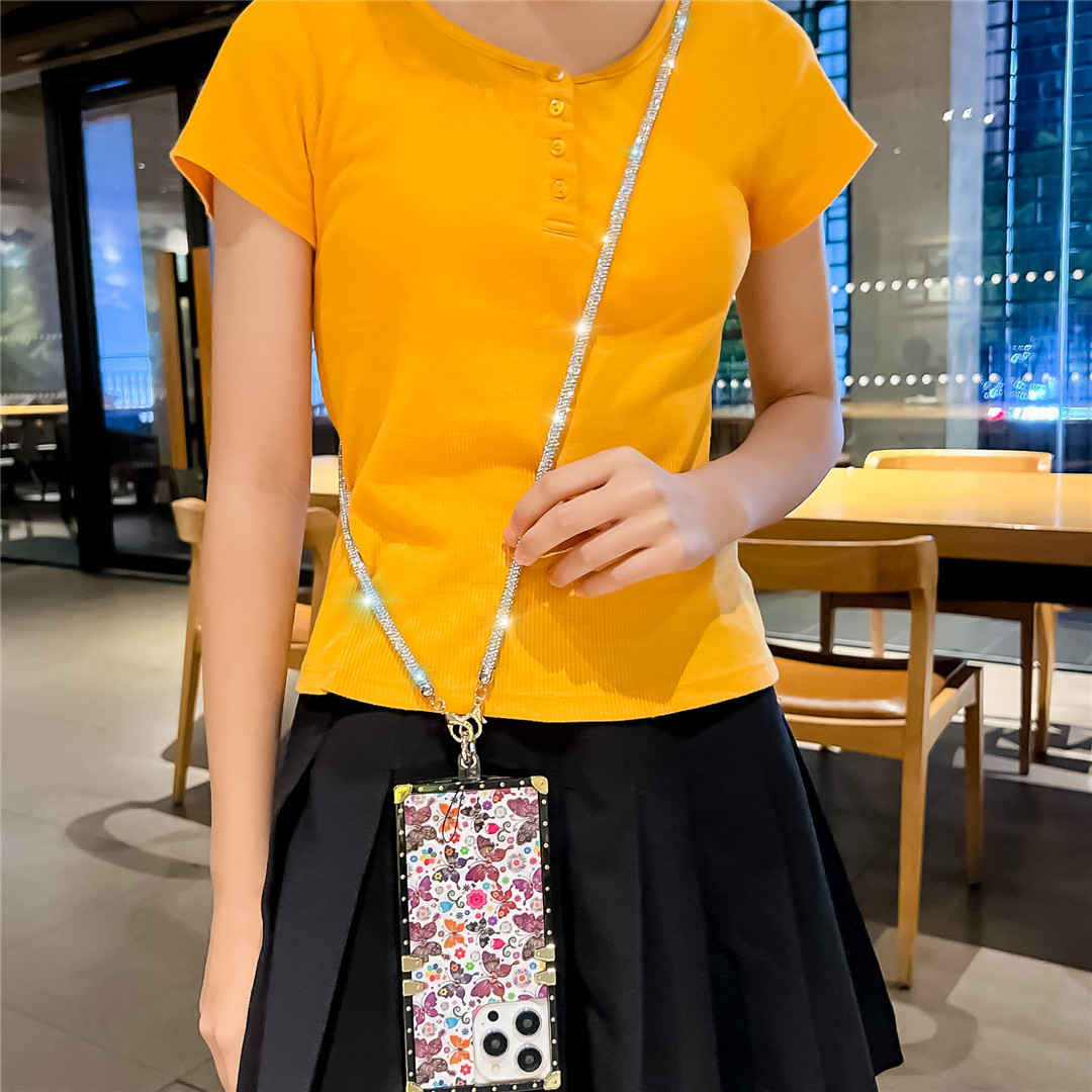 crossbody square iphone case