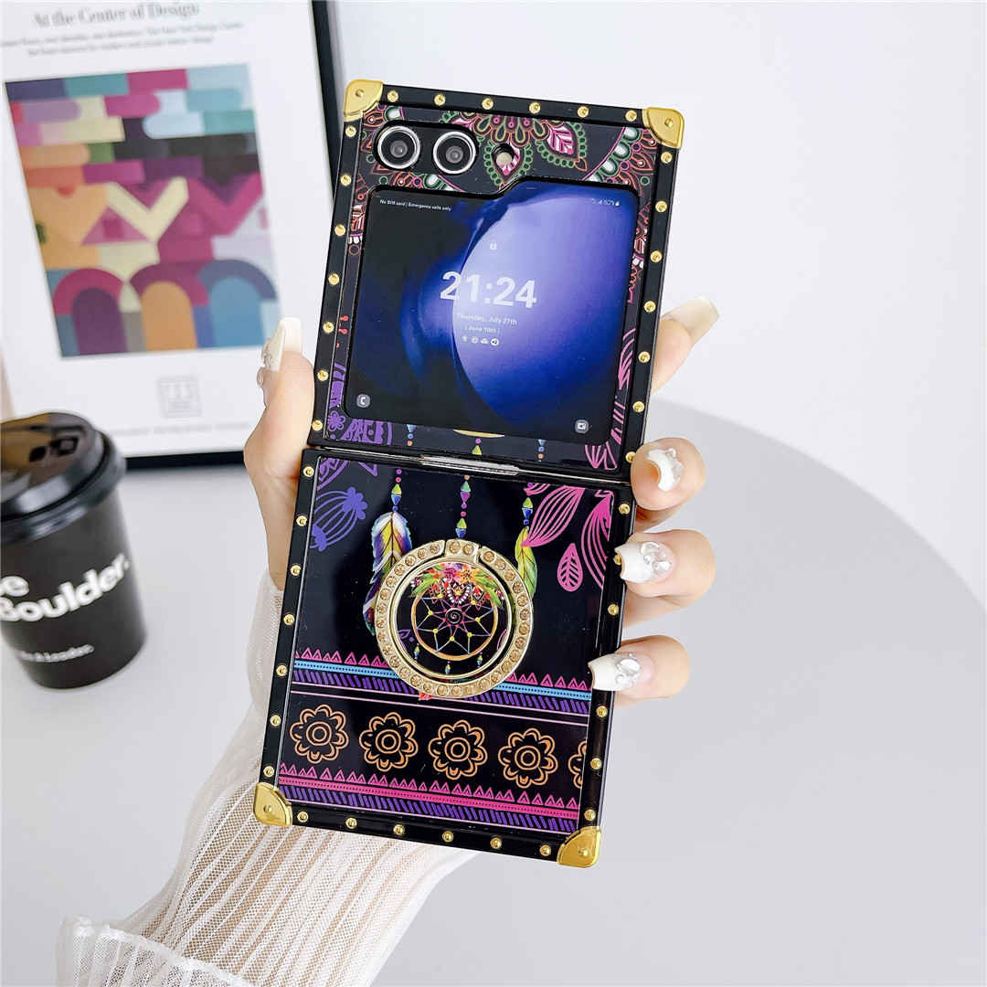 bohemian style z flip 5 case