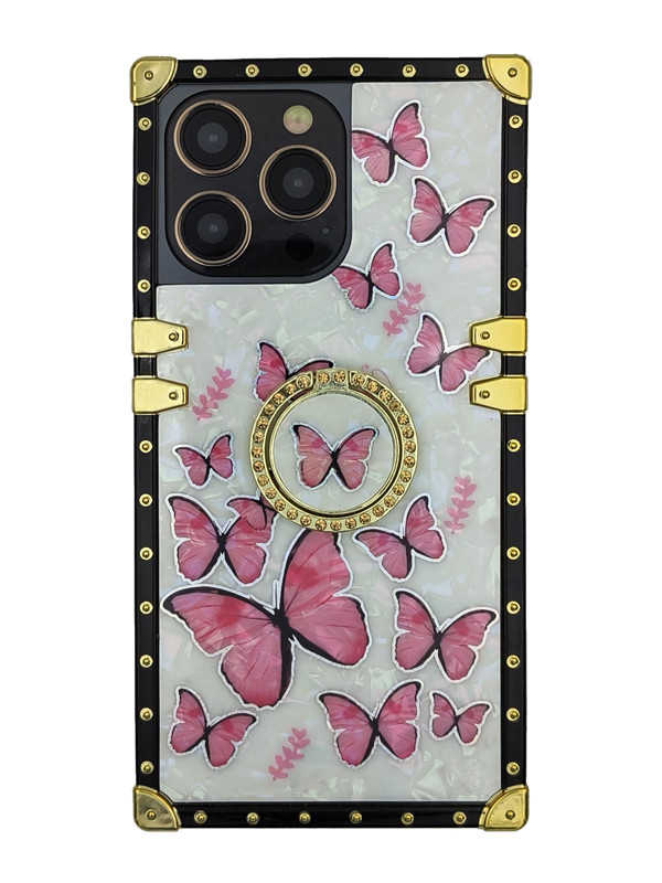 red butterfly iphone case