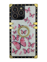 red butterfly iphone case