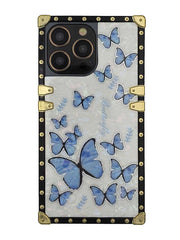butterfly square iphone case