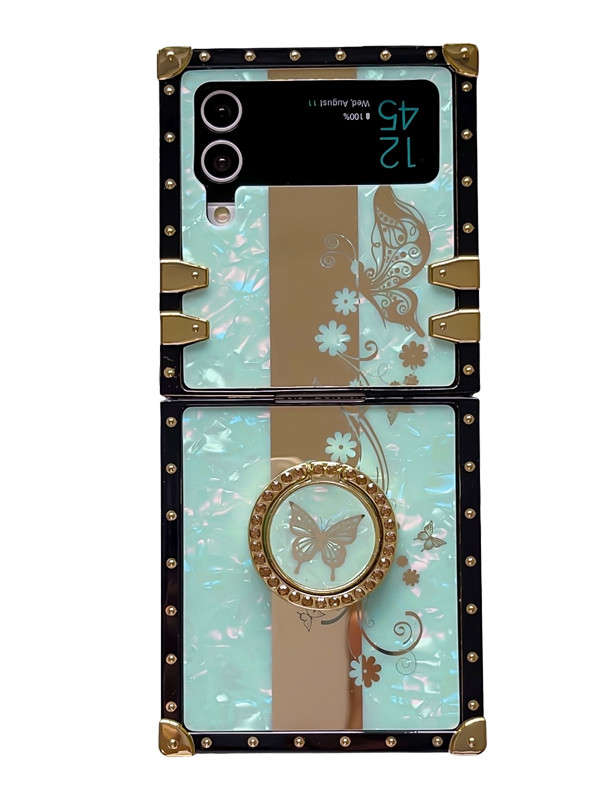 opal shell phone case with ring for samsung