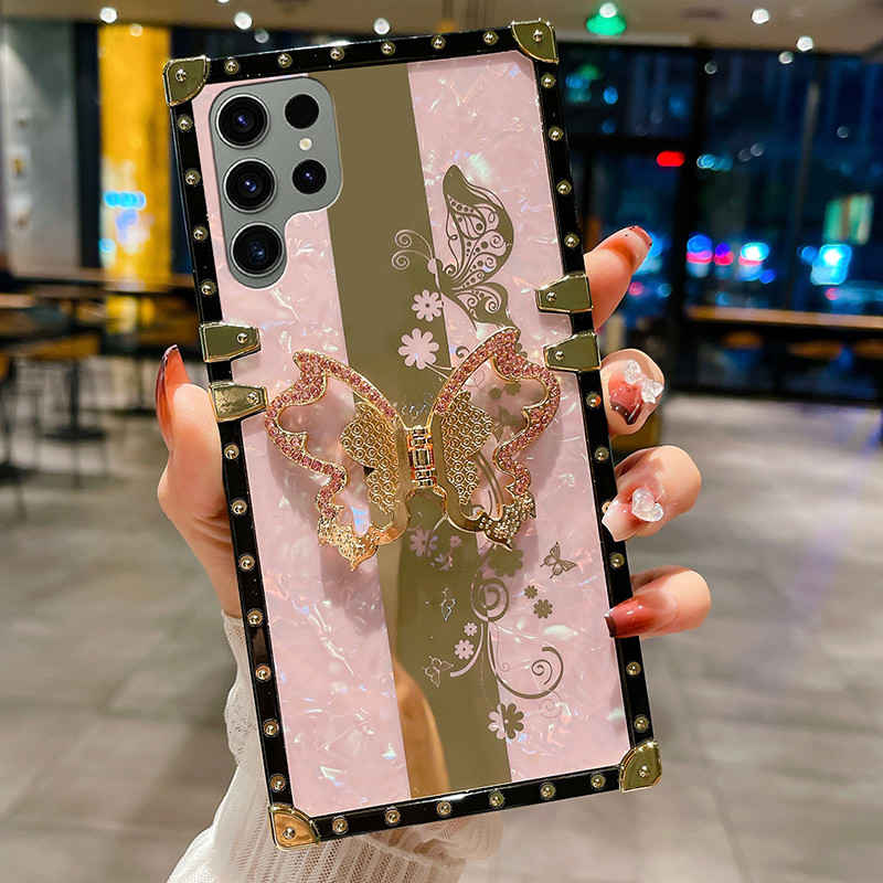 opal shell samsung case with stand