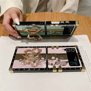 z flip 4 phone case with butterfly stand