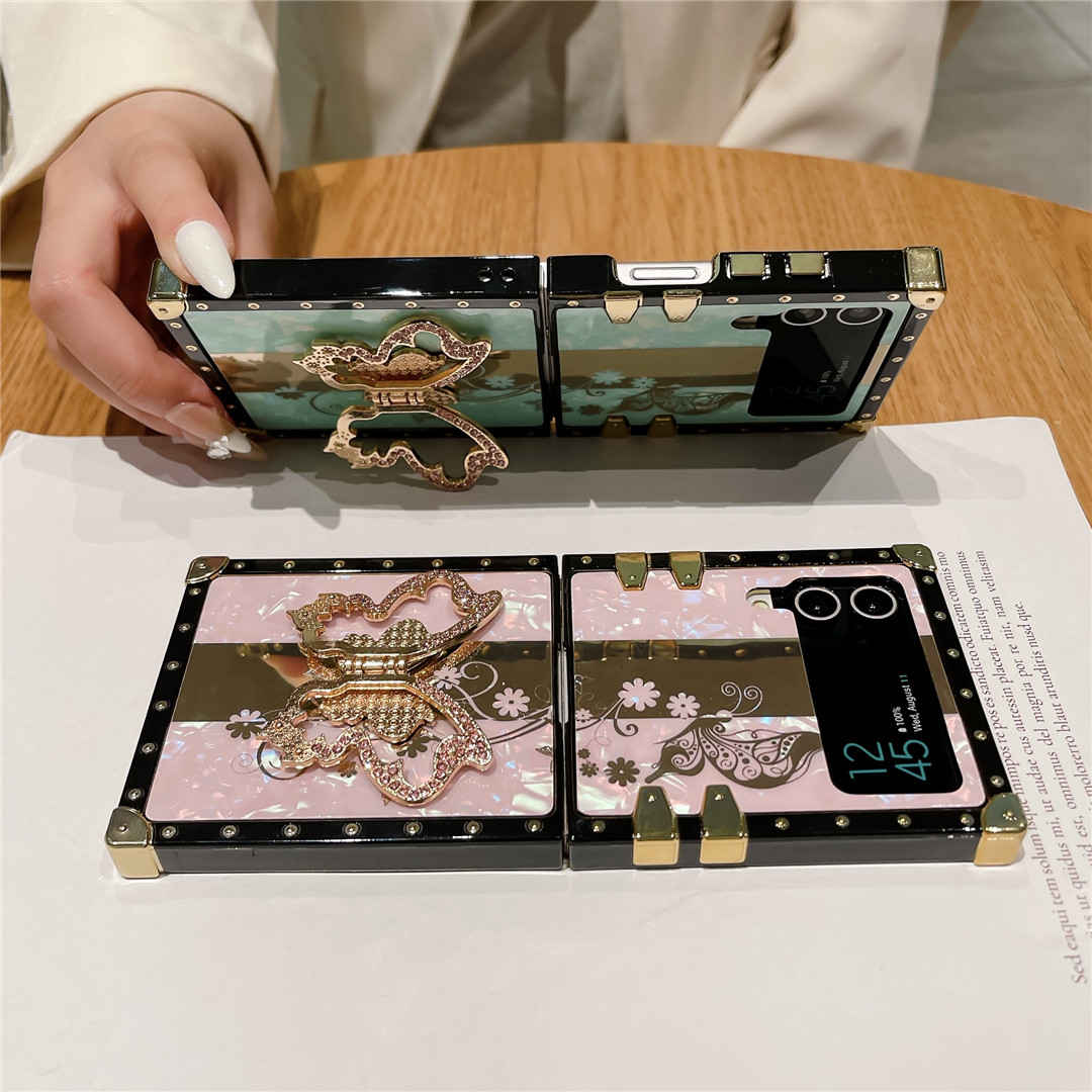 z flip 4 phone case with butterfly stand