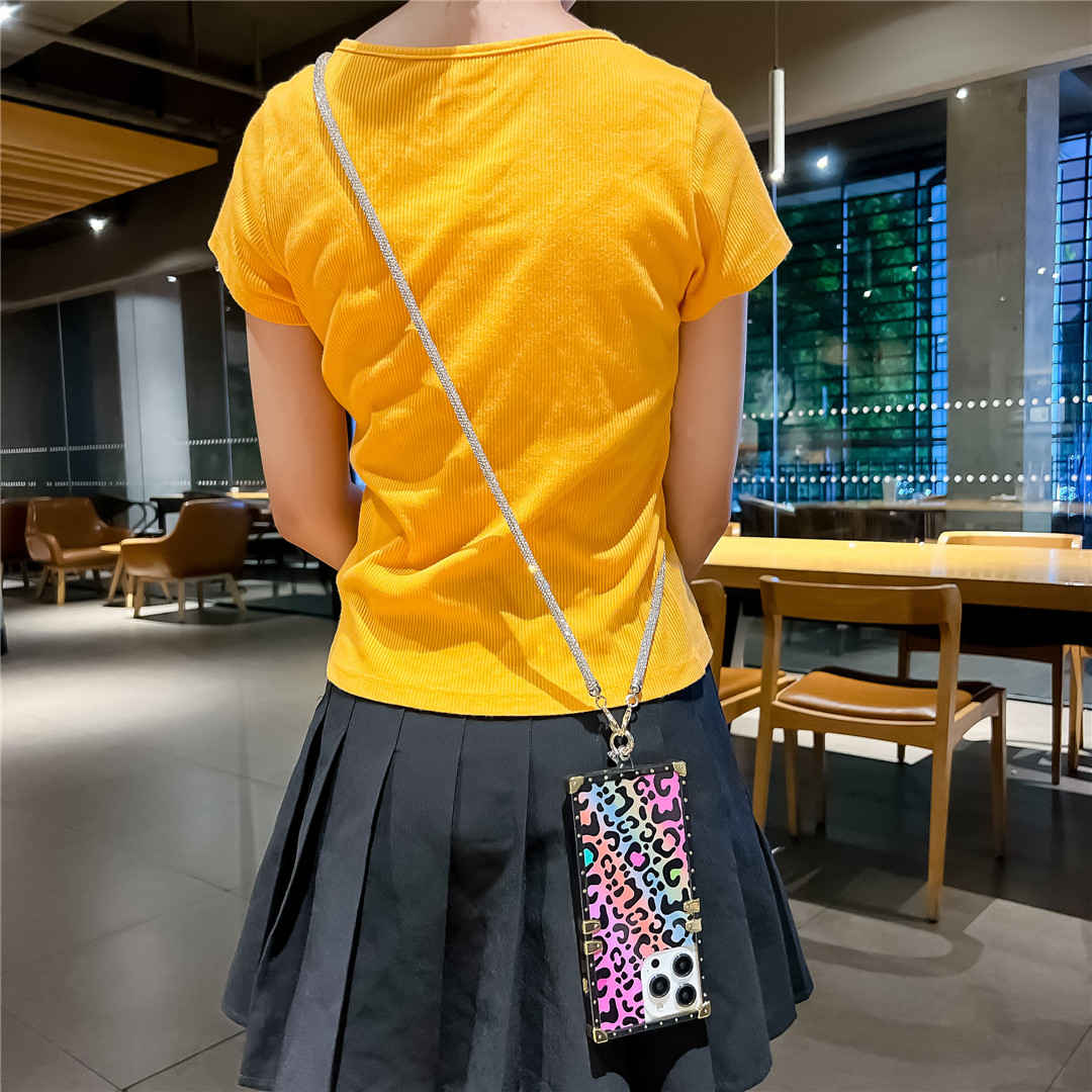 Cell Phone Lanyard Crossbody with Teather Tab