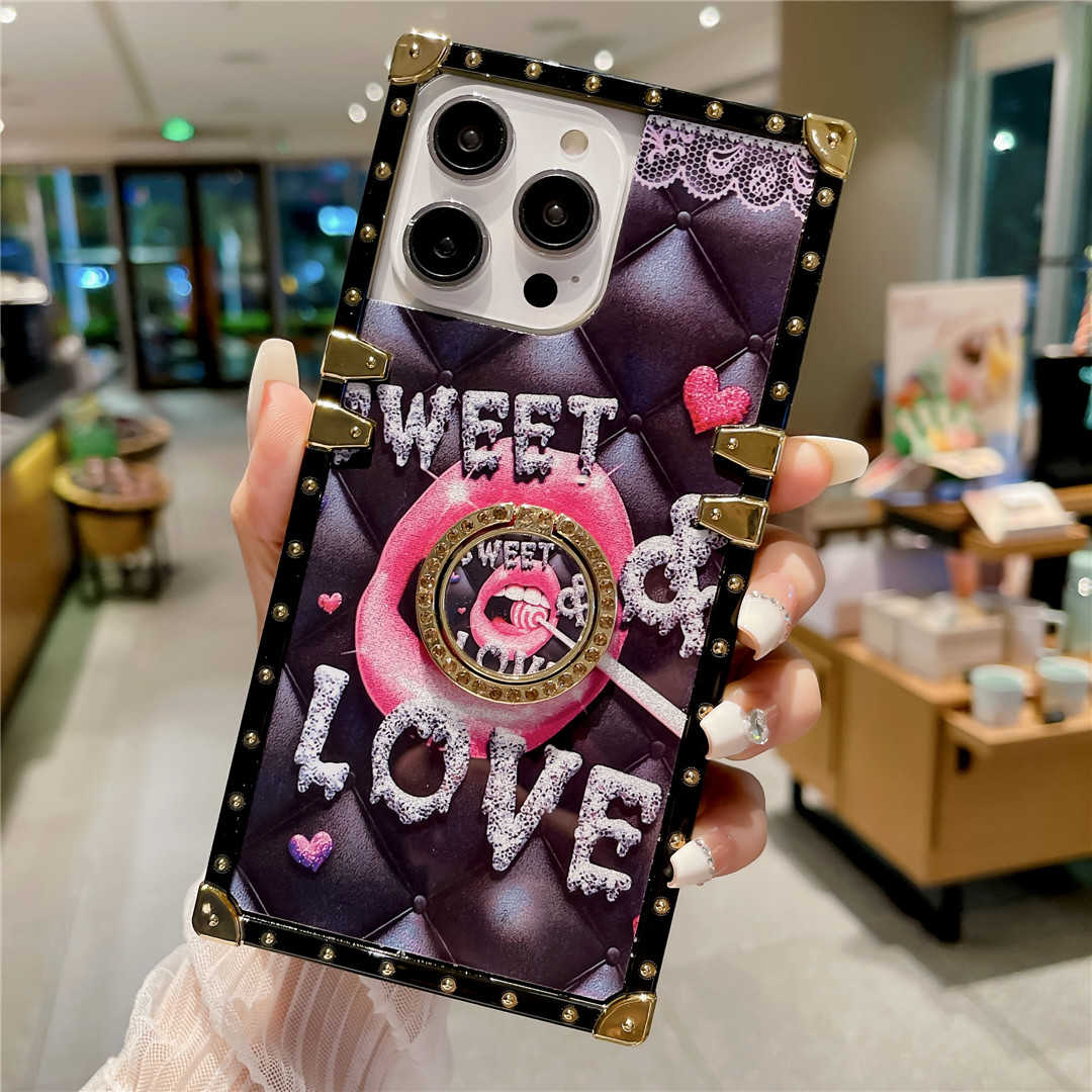 Sweet Love Square iPhone Case