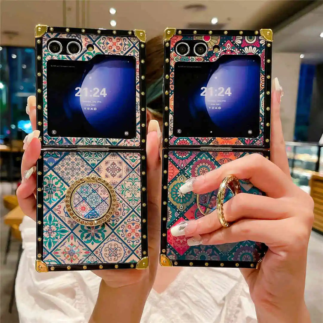 Z Flip 6 case with ring