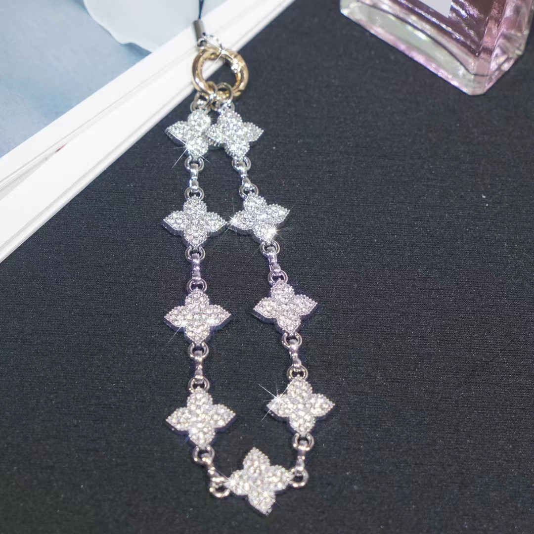 sparkling star phone charm