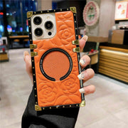 embossed square iphone case