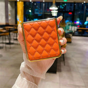 designer galaxy z flip 5 case orange
