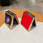soft leather z flip 5 case