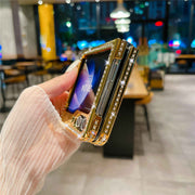 gold shiny z flip 5 case