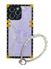 snakesin iPhone case with charm