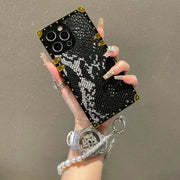 black snakeskin iPhone case