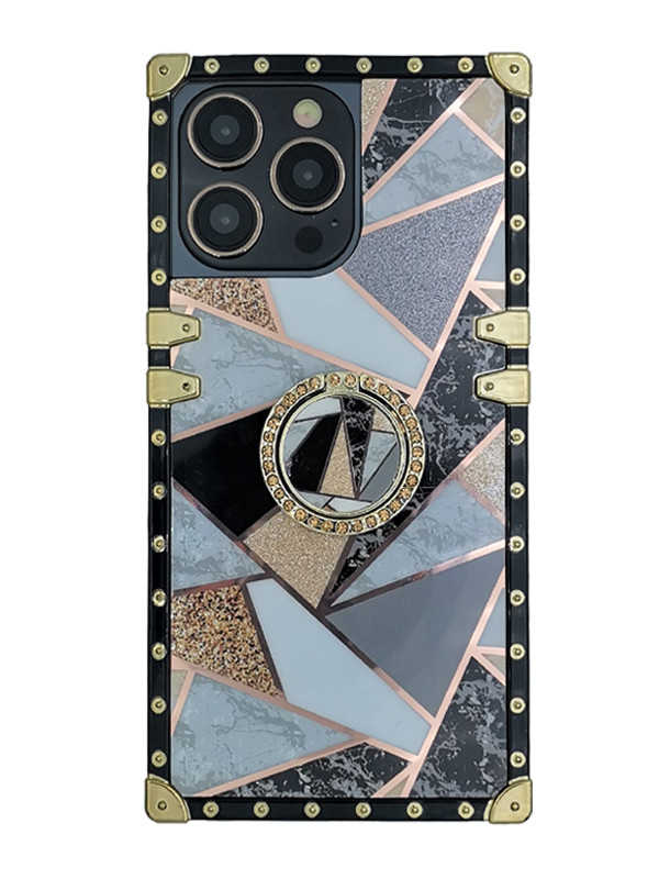 geometric square iphone case