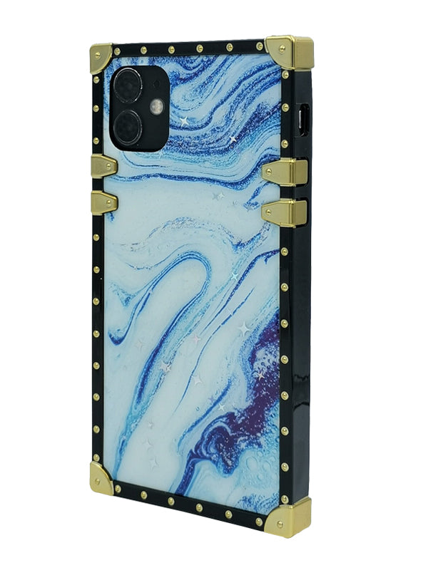 Blue Marble iPhone Case with Ring