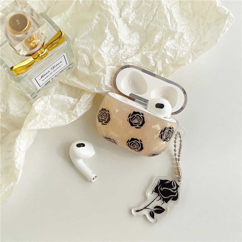 Burnt Sugar Opal Shell Floral AirPods 3 Case